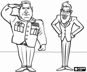 General Monger ve Cumhurbaşkanı boyama