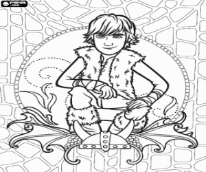 Genç Viking Hıçkırık boyama