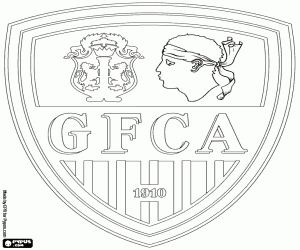 GFC Ajaccio kalkan boyama