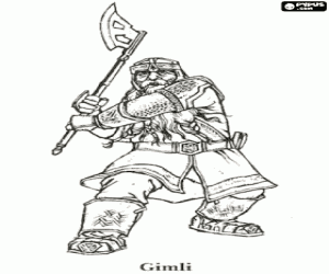 Gimli cüce boyama