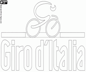 Giro D'Italia logosu boyama