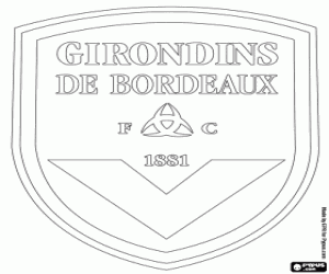 Girondins Bordeaux amblemi boyama