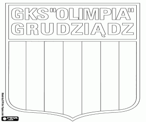 GKS Olimpia Grudziadz amblemi boyama