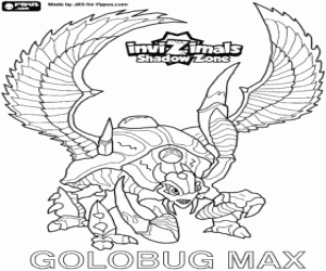Goldbug Max, Invizimals Shadow Zone boyama