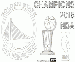 Golden State Warriors şampiyonu NBA 2015 boyama