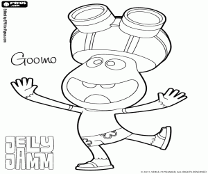 Goomo, Jelly Jam mutlu bir çocuk boyama