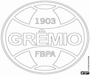 Gremio de Porto Alegre logosu boyama