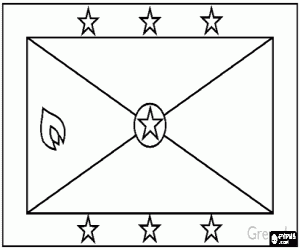 Grenada Bayrağı boyama