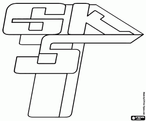 Górnik Łęczna logosu boyama