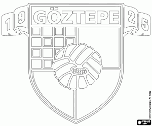 Göztepe SK logosu boyama