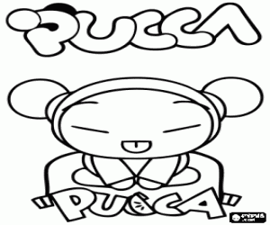 Güçlü Pucca boyama