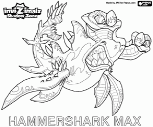 Hammershark Max, Invizimals Shadow Zone boyama