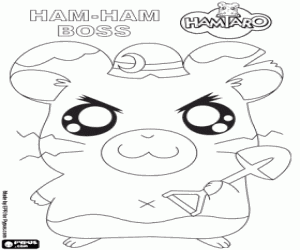 Hamster Boss, Hamtaro boyama