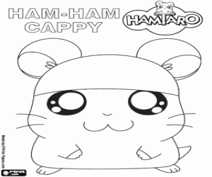 Hamtaro, genç Ham Ham Cappy boyama