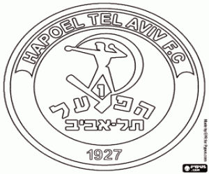 Hapoel Tel Aviv FC logosu boyama