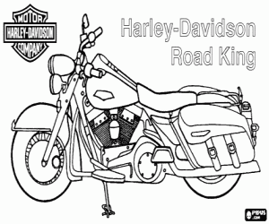Harley-Davidson Road King boyama