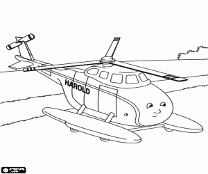 Harold helikopter boyama
