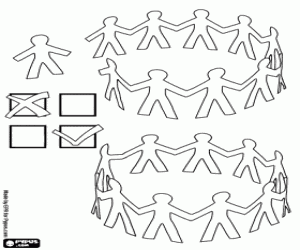 Hayır ayrımcılık için boyama