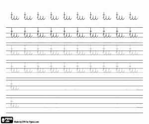 Hece TU yazmak nasıl öğrenin boyama