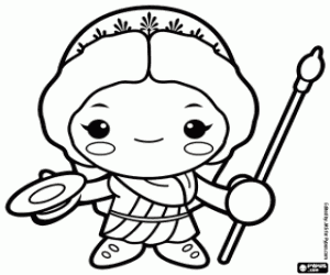 Hera veya Juno, Kraliçe Tanrılar boyama