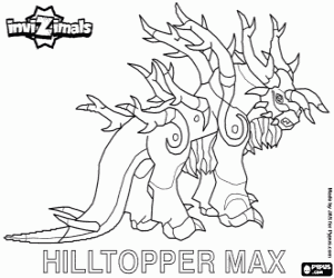 Hilltopper Max, Invizimals boyama