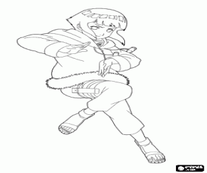 Hinata Hyuga, Naruto Karakter boyama