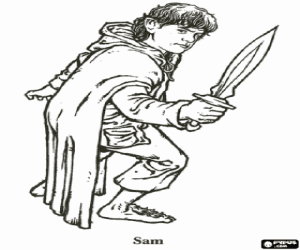 Hobbit Samwise Gamgee boyama