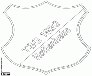 Hoffenheim logosu boyama