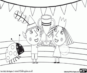 Ben ve Holly ile kupa boyama