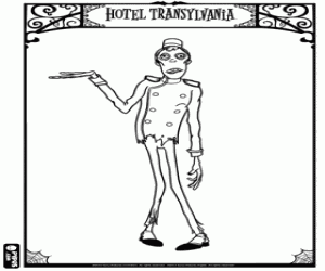 Hotel Transylvania garson boyama