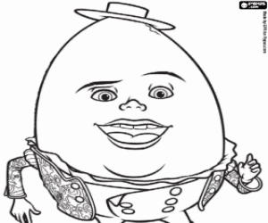Humpty Dumpty, bir karakter boyama