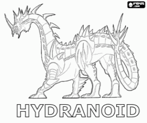 Hydranoid Bakugan boyama
