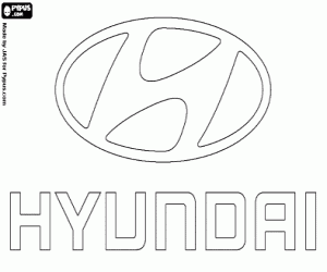 Hyundai Logo boyama
