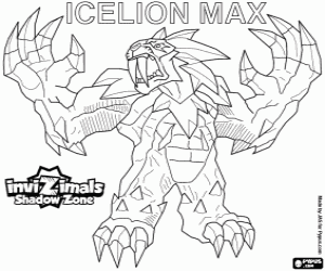 Icelion Max, Invizimals Shadow Zone boyama