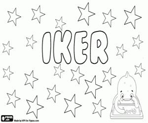 Iker, Bask adı boyama