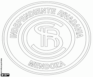 Independiente Rivadavia Madalyası boyama