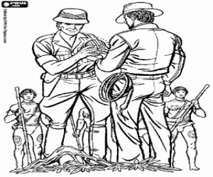 Indiana Jones, Belloq ve put boyama