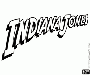 Indiana Jones logo boyama