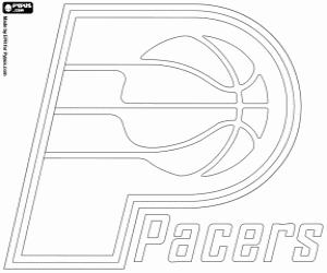 Indiana Pacers logosu boyama