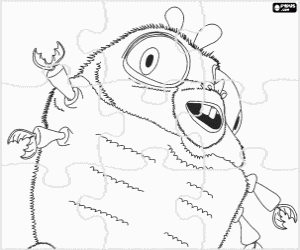 Insectosaurus puzzle boyama