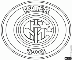 Inter Milan logosu boyama