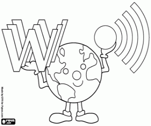 Internet günü boyama