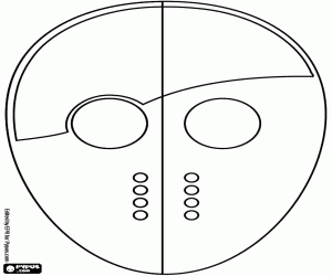 Jason'ın maskesini özelleştirmek için boyama