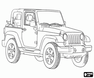 Jeep Wrangler araba boyama