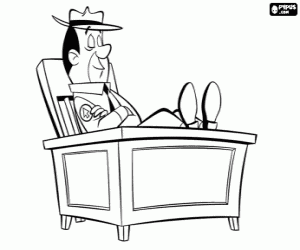 Jellystone Park orman bekçisi boyama