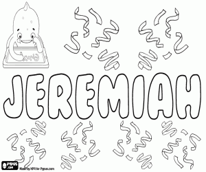 Jeremiah, İngilizce adı boyama