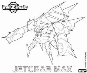 Jetcrab Max, Invizimals boyama