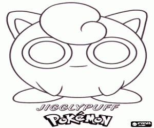 Jigglypuff, bir Pokémon boyama