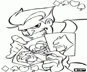 Joker, Batman düşmanı boyama