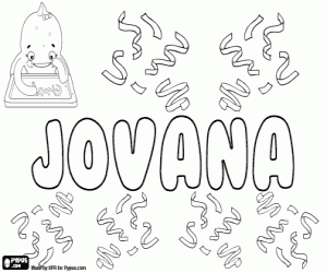 Jovana, Sırp adı boyama